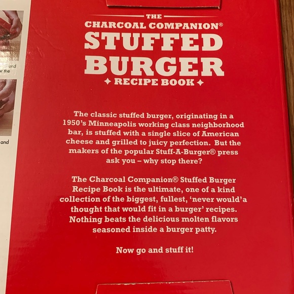 🌟HOST PICK🌟NIB Stuff-a-Burger Press & recipe set - Picture 3 of 5